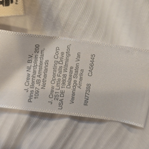 NWT Madewell Highneck Tank in Sleekhold white ribbed tank sleeveless small $38 - Picture 4 of 9